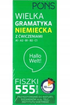 PONS. Fiszki 555. Wielka gramatyka niemiecka. Pozi