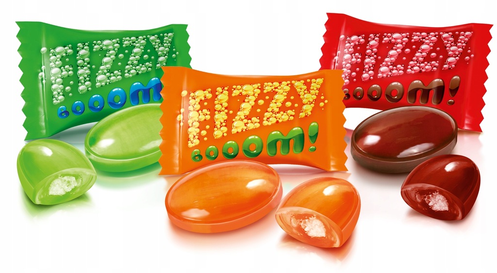 Купить Конфеты Roshen Fizzy Boom фруктовые игристые 1кг.: отзывы, фото ...