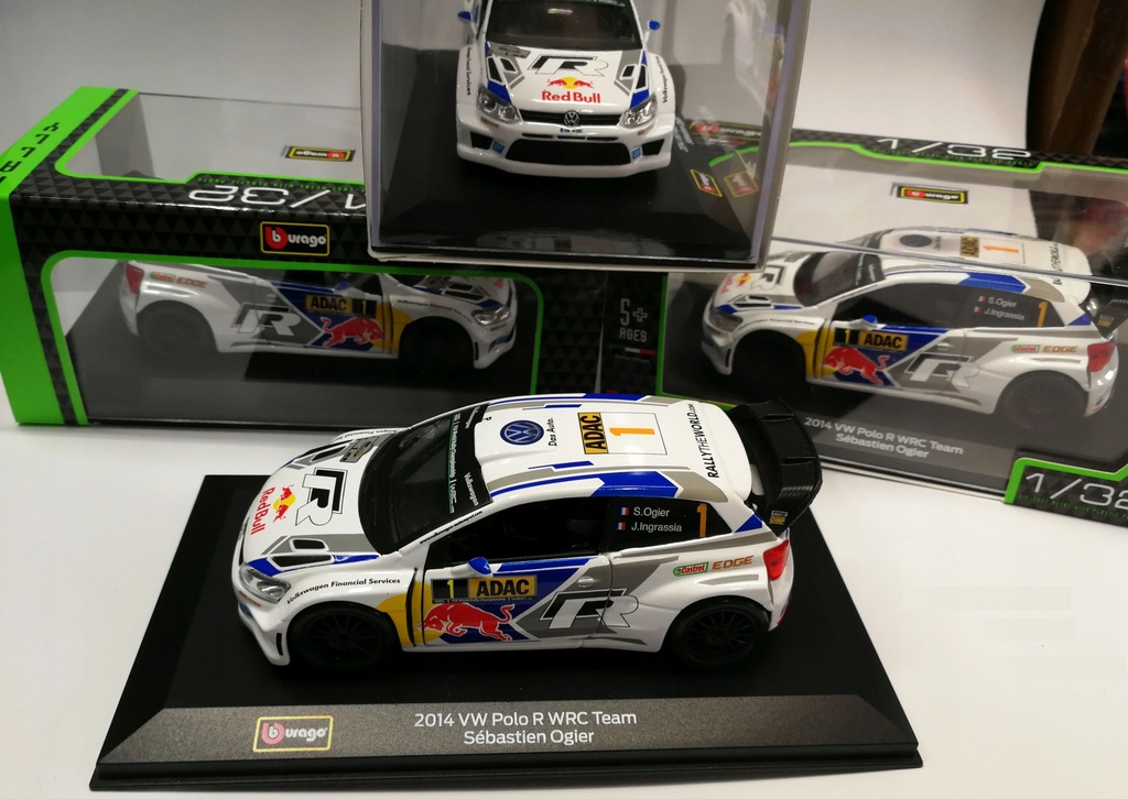 Bburago 1 32 Vw Polo R Ogier Rally Wrc Race Model 7203925346 Oficjalne Archiwum Allegro