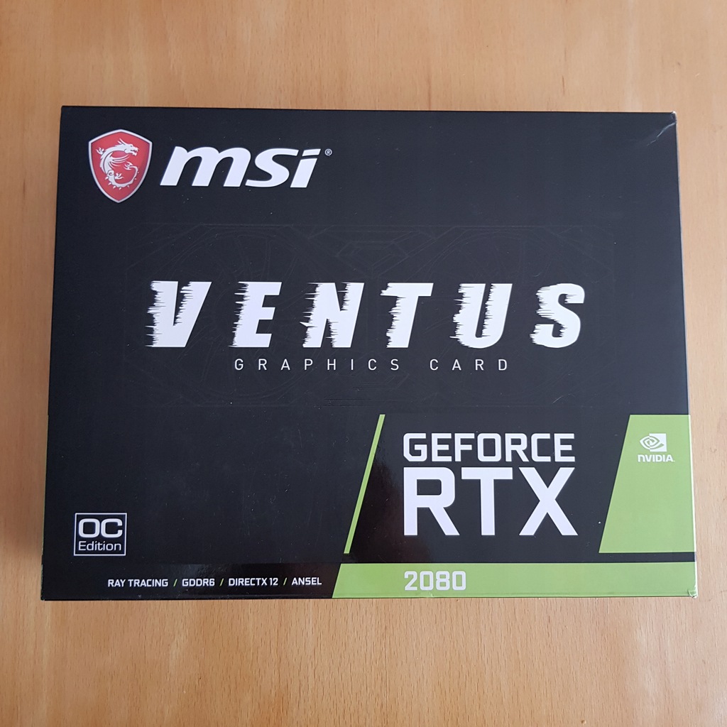 MSI GeForce RTX 2080 VENTUS 8G OC