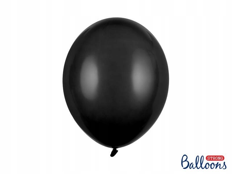 Balony Strong, Pastelowe Czarne, 30cm, 100 szt.