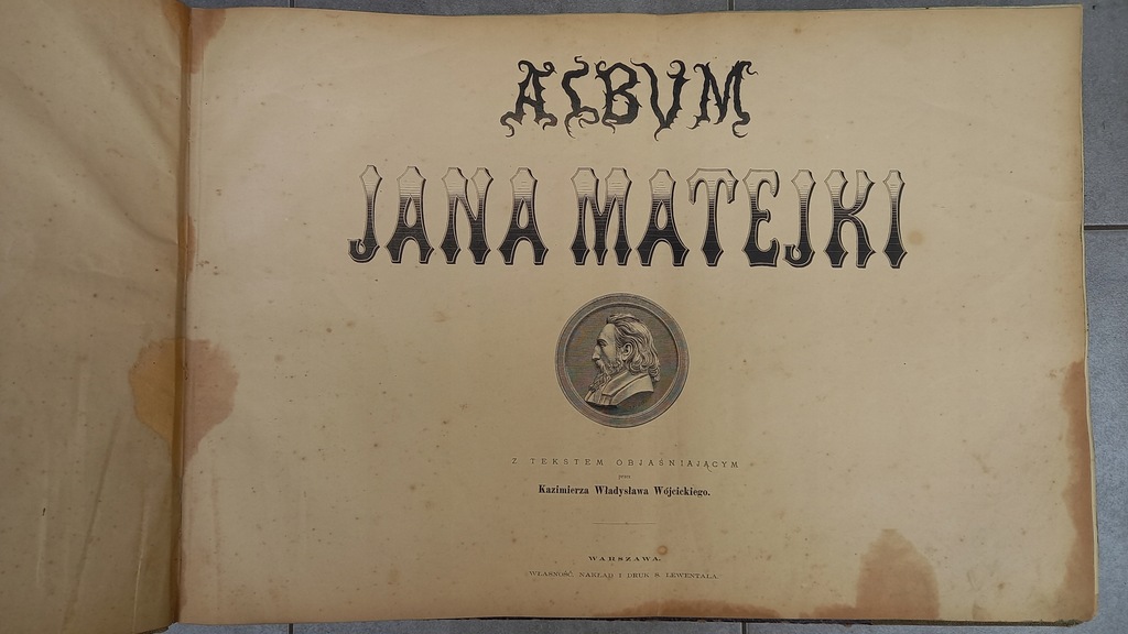 Album Jana Matejki 1873 - 1876 rok