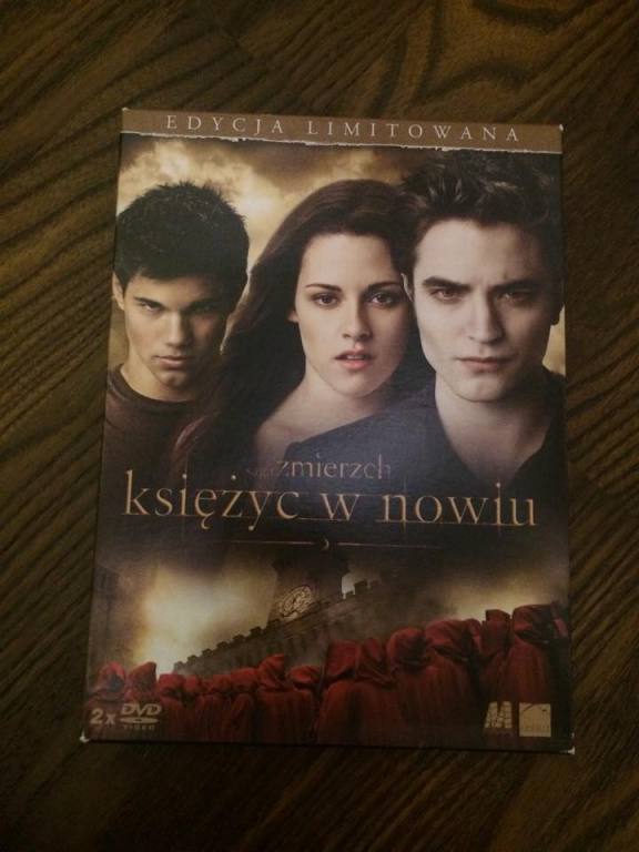 film DVD Zmierzch Księżyc w nowiu Edycja limitowan