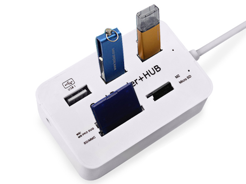 Купить Разветвитель-концентратор 7-в-1, USB-кардридер: отзывы, фото, характеристики в интерне-магазине Aredi.ru