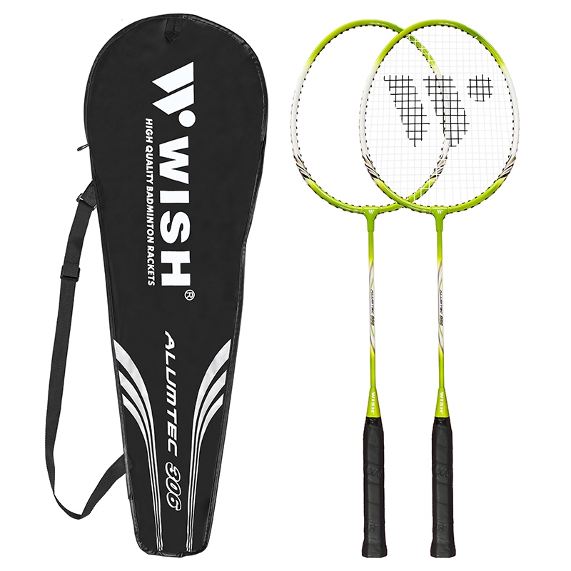 ALUMTEC 306K ZESTAW RAKIET ZIELONY BADMINTON WISH