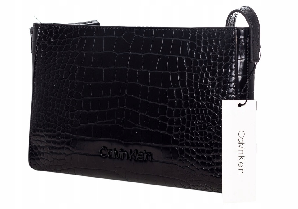 CALVIN KLEIN TOREBKA DAMSKA WINGED CROC BLACK