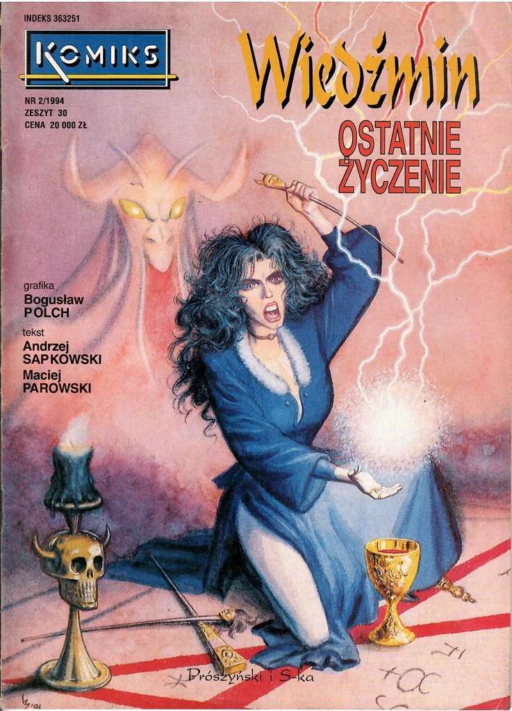 Wiedźmin - Ostatnie życzenie. Komiks 2/1994