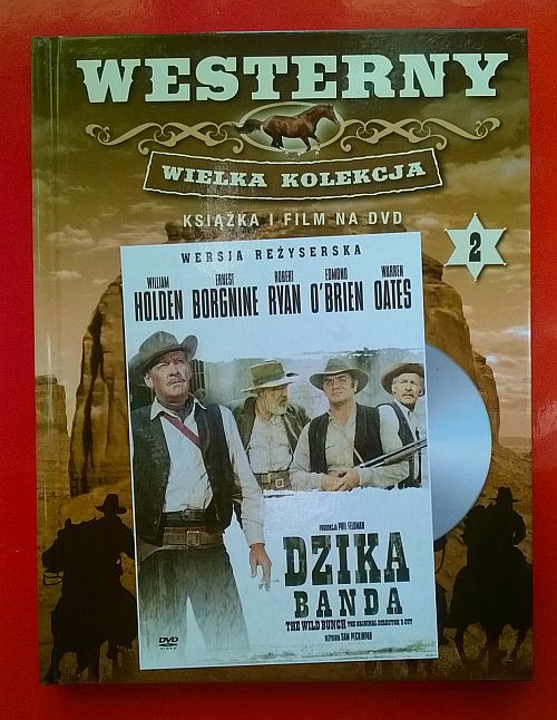 DZIKA BANDA - western - książka i DVD *nowe folia