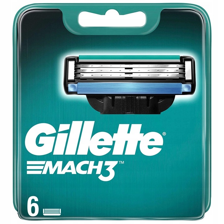 Wkłady do maszynek Gillette Mach3 Gillette 6 szt