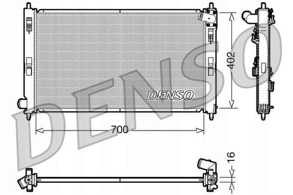 CHŁODNICA WODY DENSO DRM45023