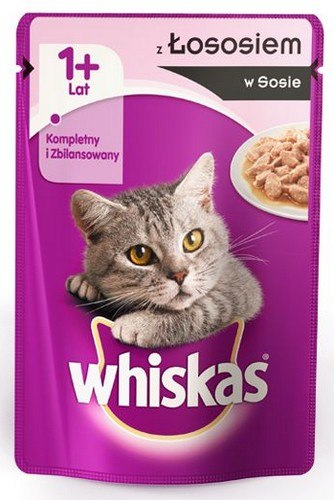 Whiskas Adult Łosoś saszetka 100g