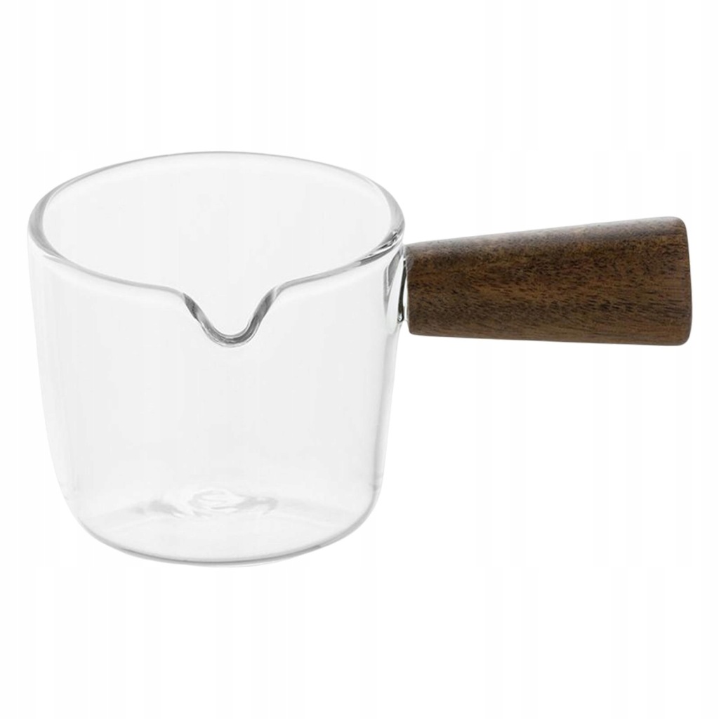 Pot Saucepan Single Spouts Wood Handle Microwave, Dishwasher Safe 100ml