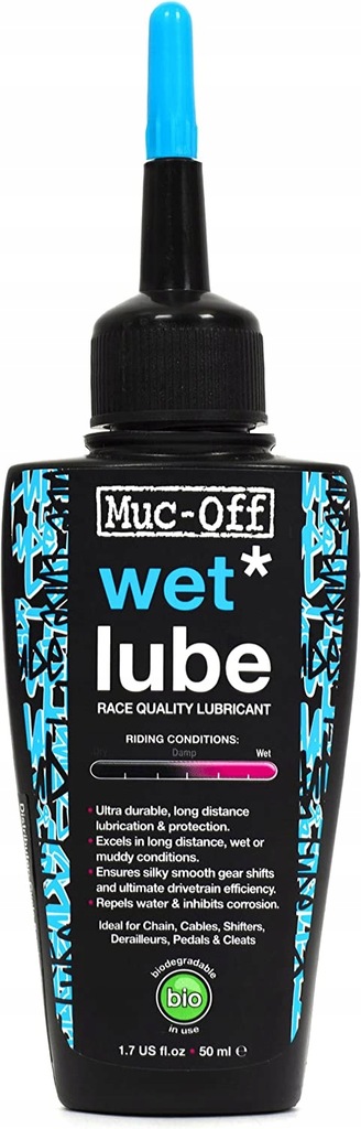 Smar do łańcucha Muc-Off Wet Lube 50 ml