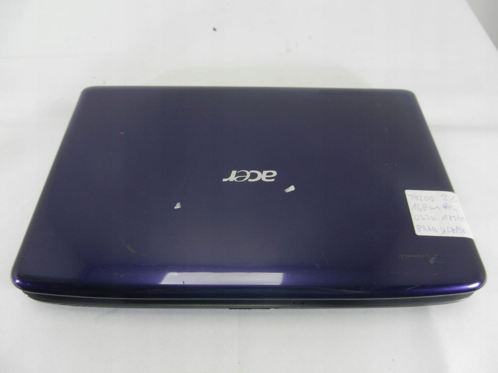 Laptop Acer Aspire 5738 Uszkodzony E30