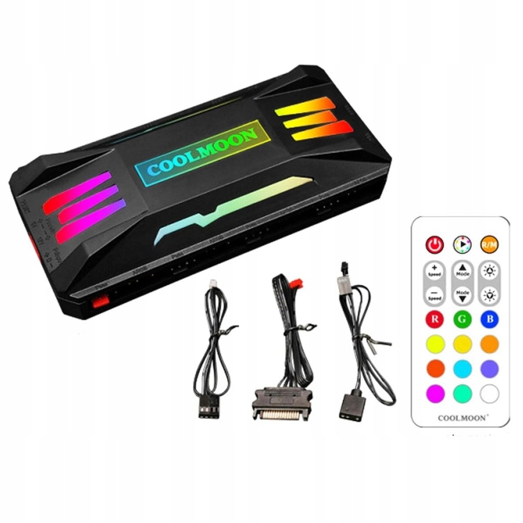 ADAPTER PANEL STERUJĄCY ŚWIATŁA RGB COOLMOON PA1