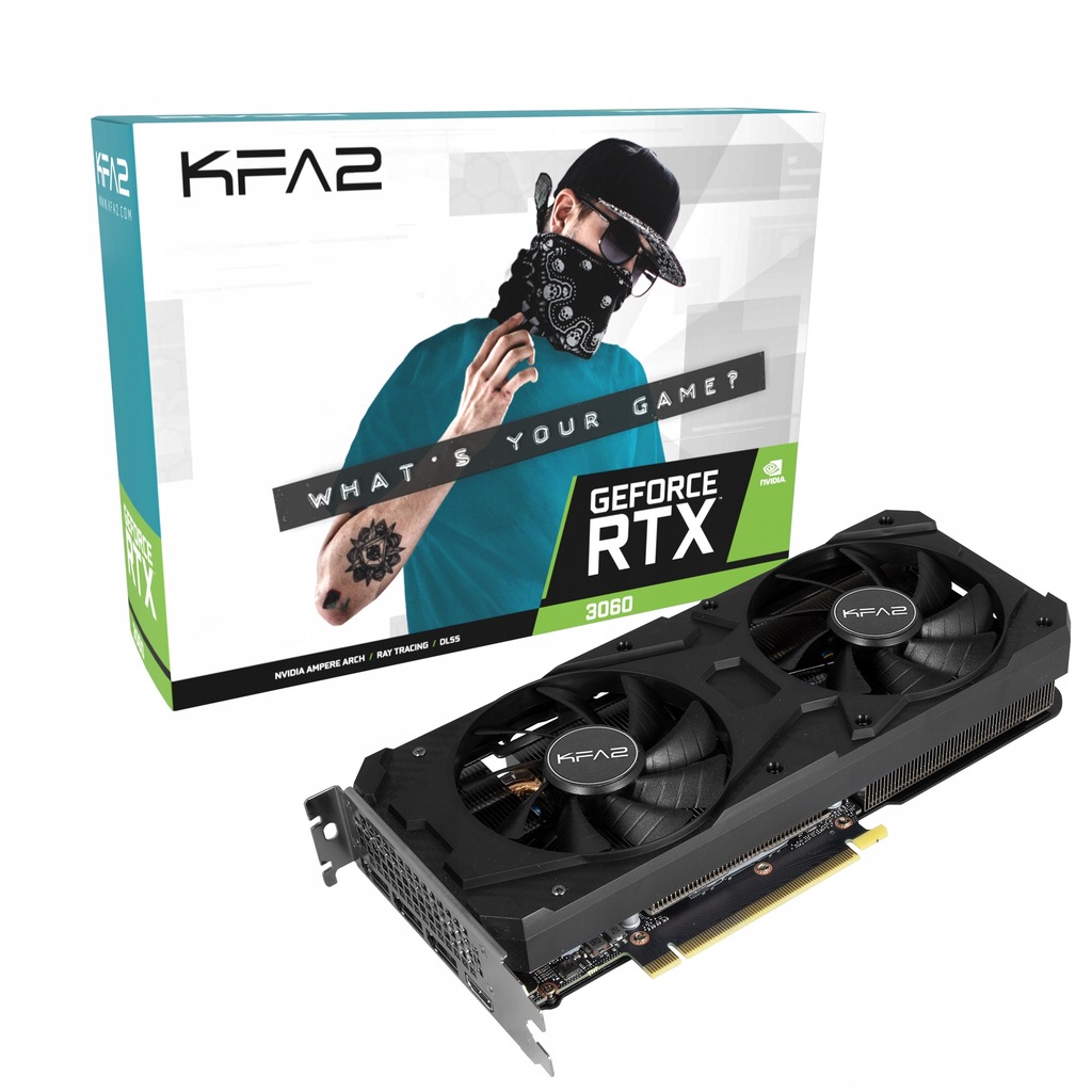 KFA2 GeForce RTX 3060 1-Click OC 8GB GDDR6