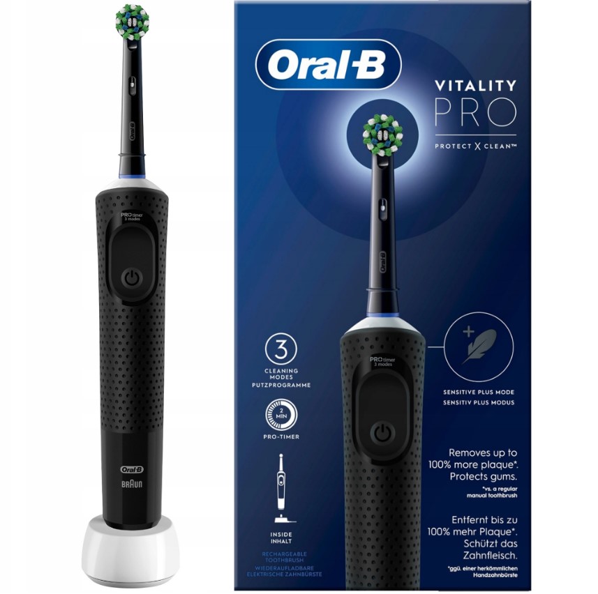 SZCZOTECZKA DO ZĘBÓW ORAL-B VITALITY PRO + 2 KOŃCÓWKI SPRAWNA