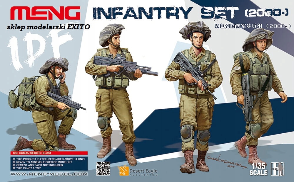 MENG MODEL HS004 1:35 IDF Infantry Set ( 2000- )