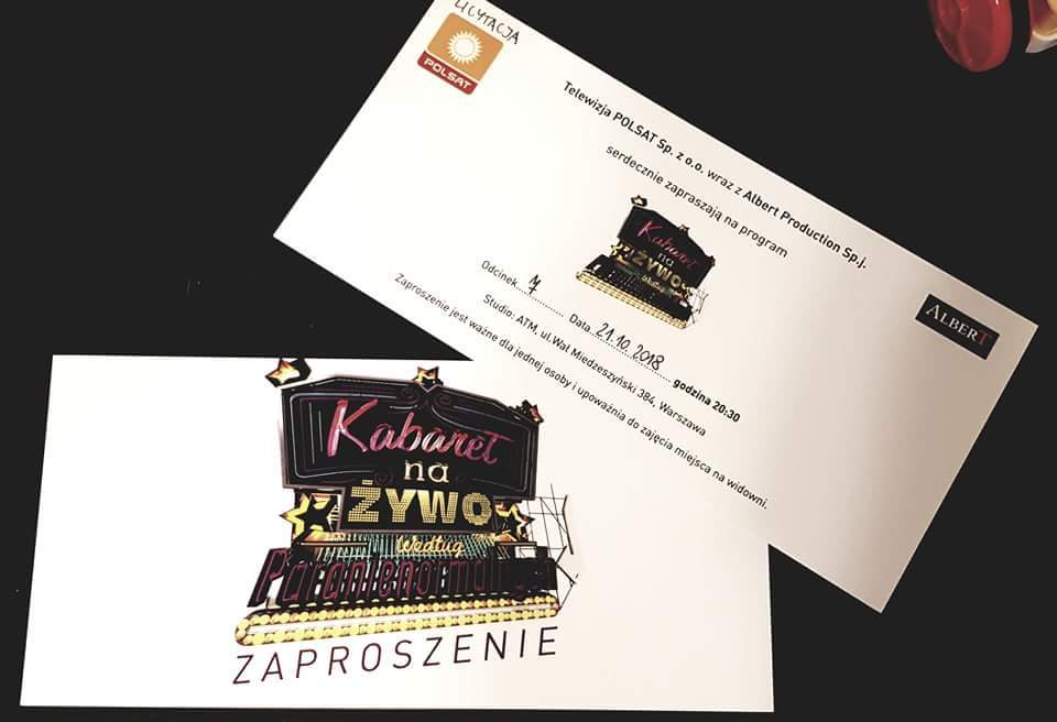 Bilety na "Kabaret na Żywo" w telewizji Polsat