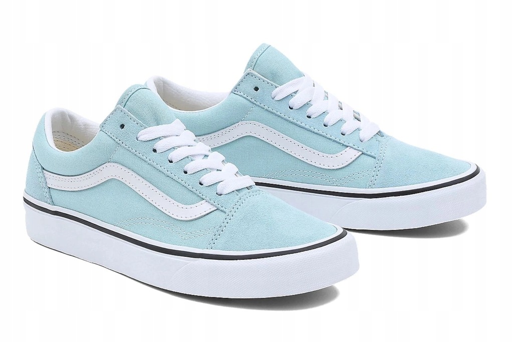 Buty damskie VANS OLD SKOOL niebieskie wygodne modne do szkoły r. 40