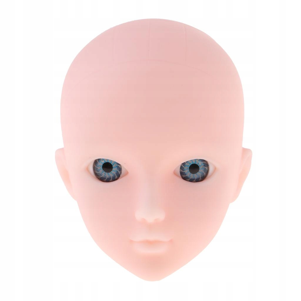 Doll No Makeup Blue Eyes Headsculpt Model for 1/6