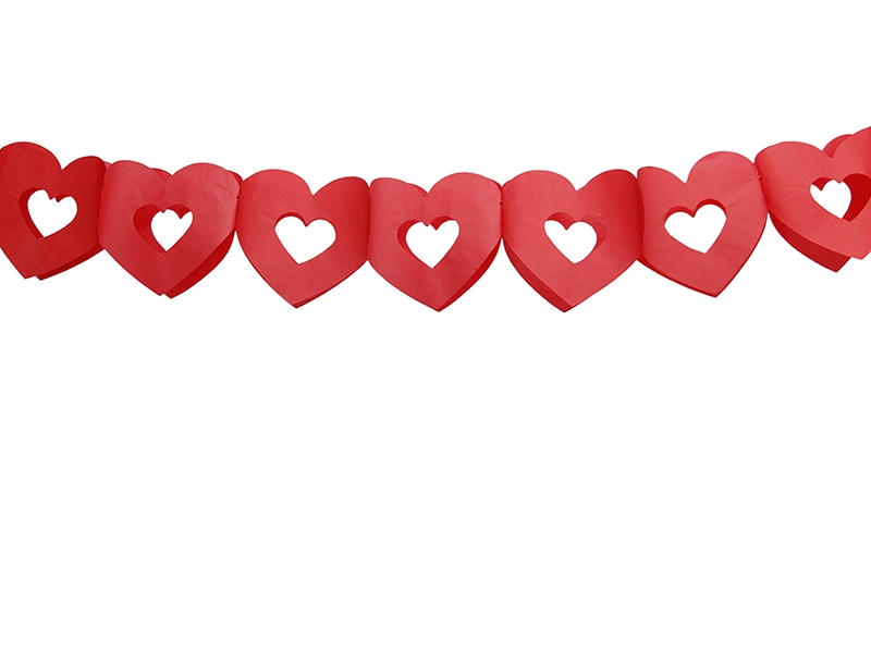 Купить Гирлянда-сердце ко Дню святого Валентина 300 см: отзывы, фото, характеристики в интерне-магазине Aredi.ru