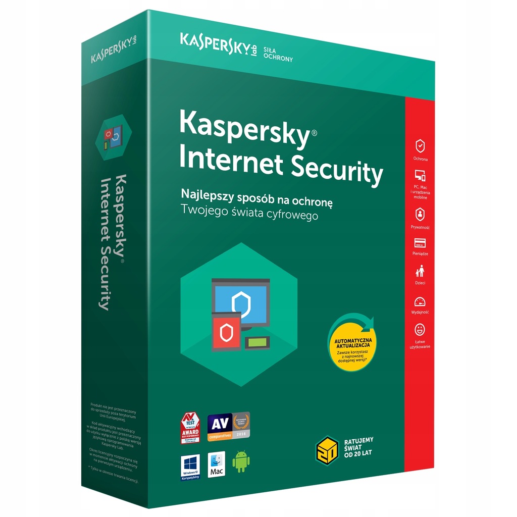 Kaspersky Internet Security 2020 1 rok