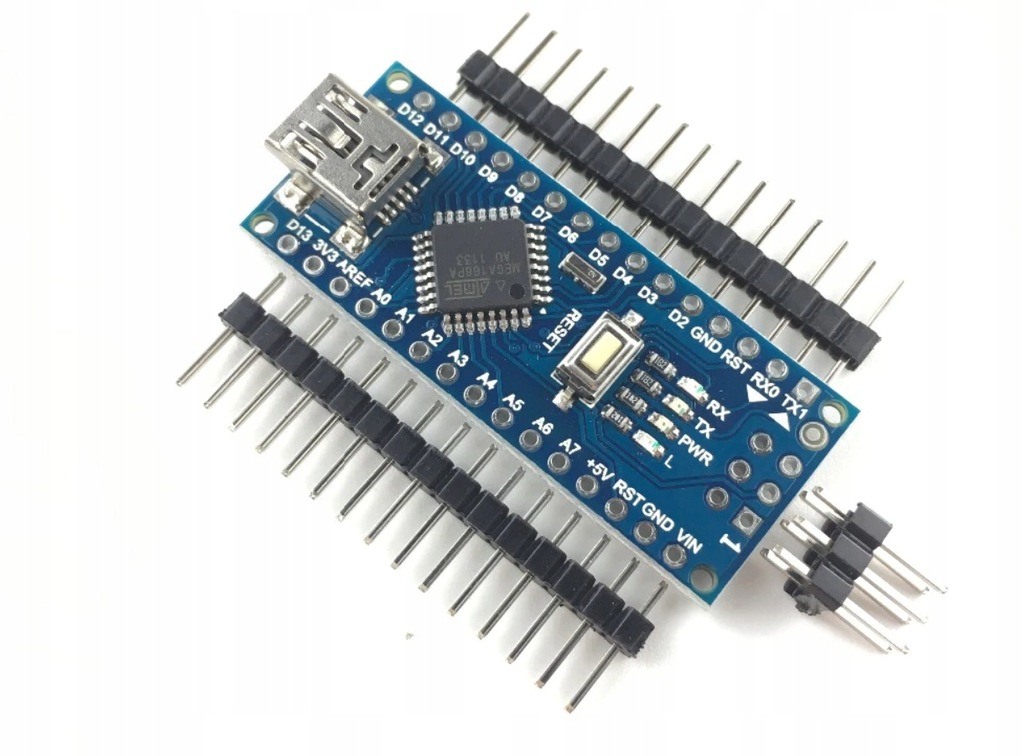 Arduino NANO v3 ATmega168 CH340 CH340G 5V - 12186970256 - oficjalne ...