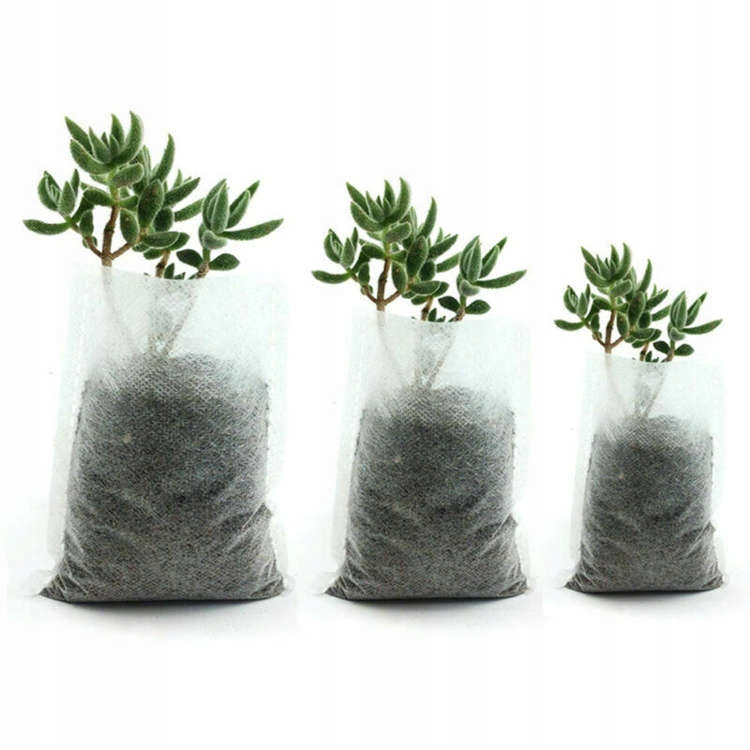 Doniczki materiałowe do rozsad eko biodegradowalne 50 sztuk 15x33cm 5,8L