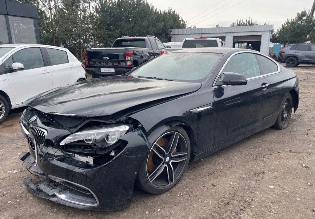 BMW Seria 6 640d 2016r LCI brazowa skora serwi...