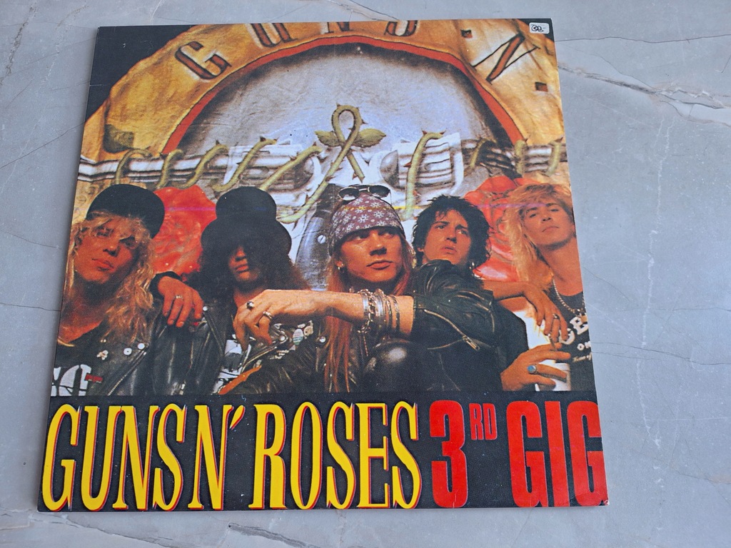GUNS N ROSES 3rd Gig 2 LP 1991 Italy Unofficial EX