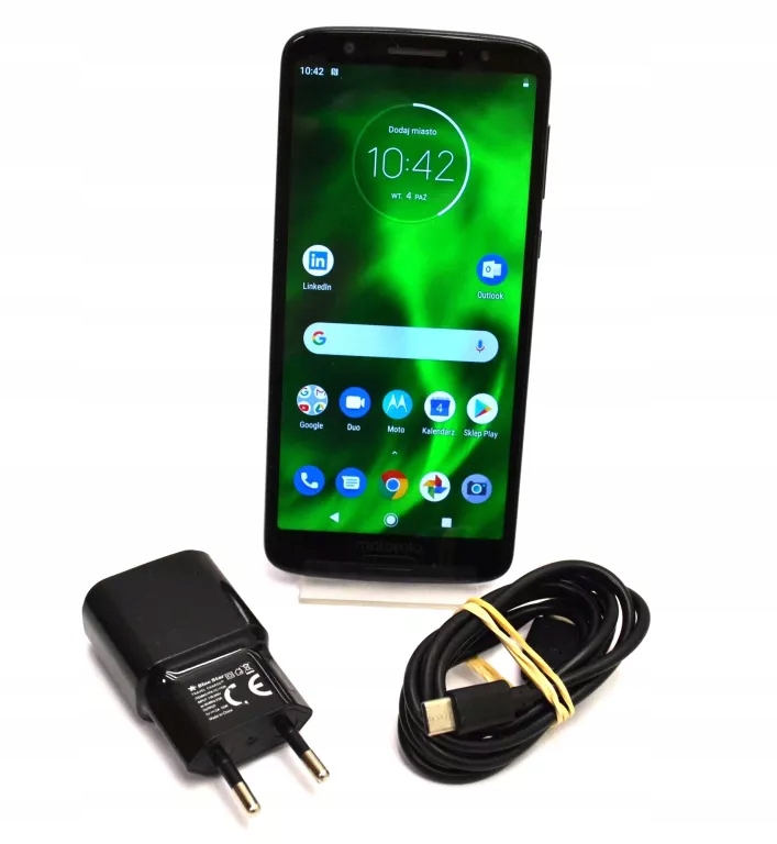 TELEFON MOTOROLA MOTO G6 3/32GB + ŁADOWARKA