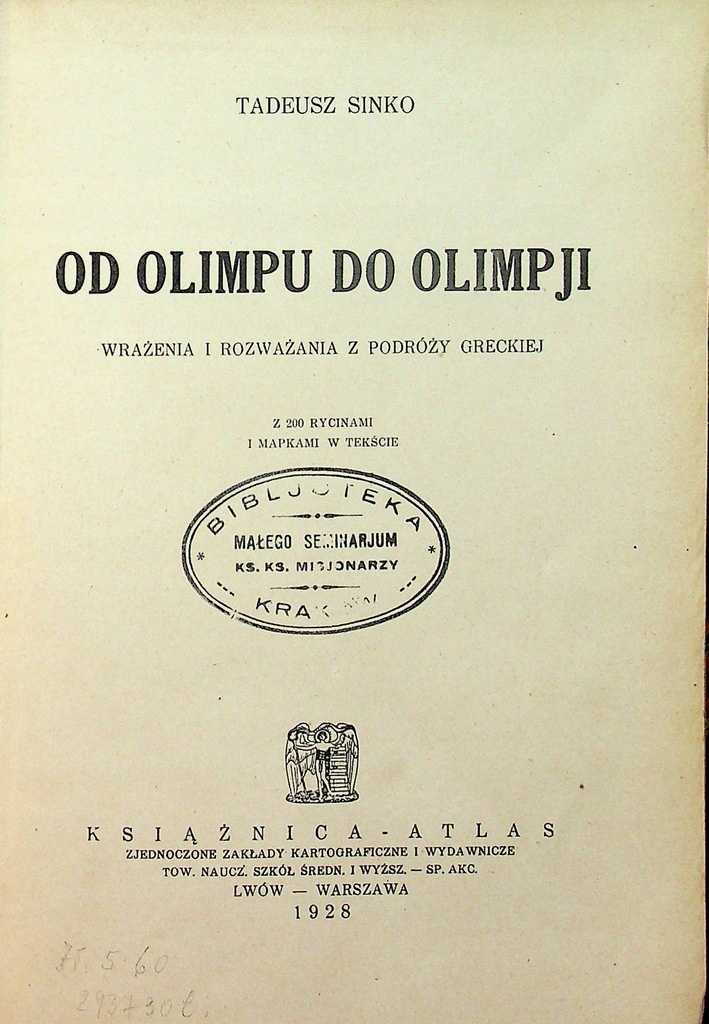 Od Olimpu do Olimpji 1928 r.