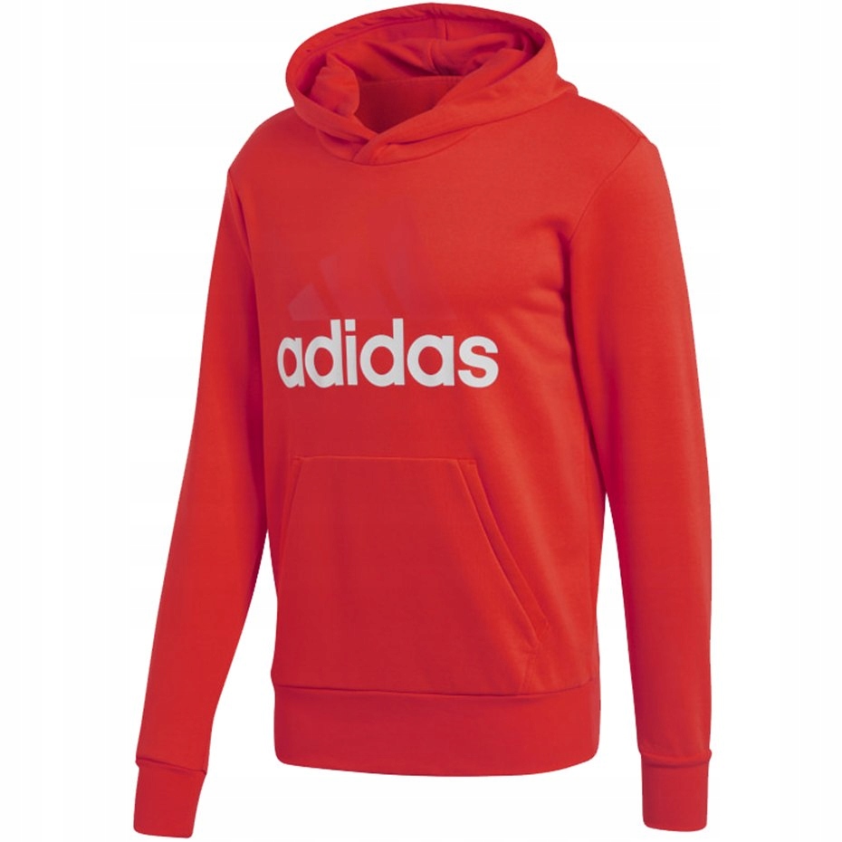 Bluza męska adidas Essentials Lin P/O FT czerwona