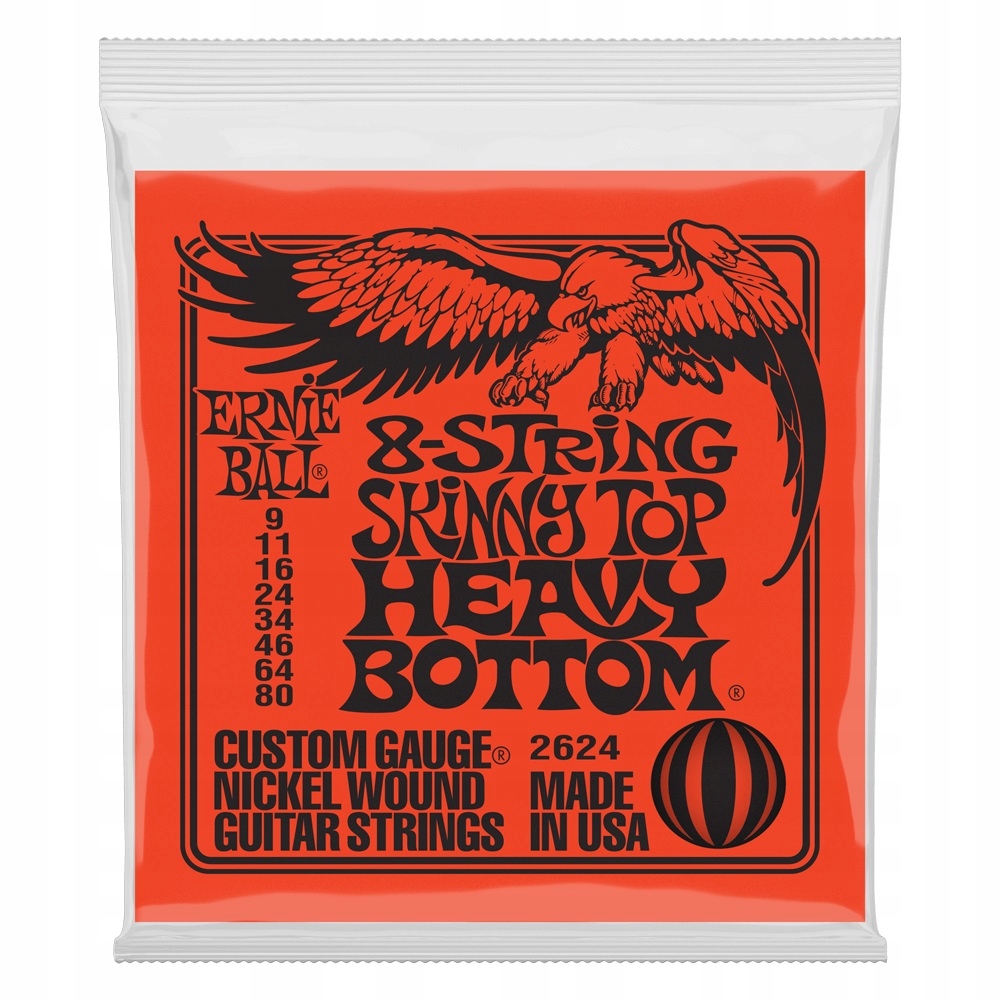 Ernie Ball 2624 Skinny Top Heavy Bottom Slinky