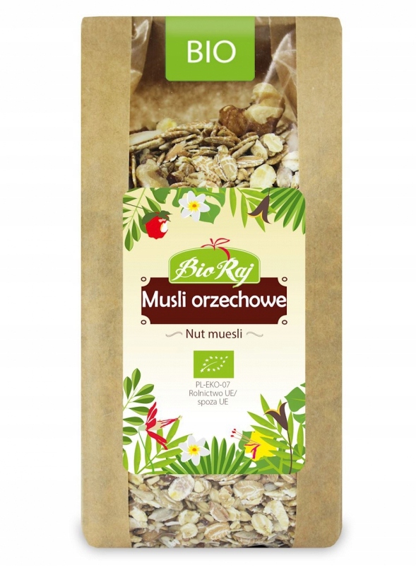 MUSLI ORZECHOWE BIO 300 g - BIO RAJ