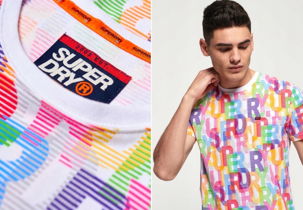 SUPERDRY T-SHIRT LITE NEW HOUSE RULEs L