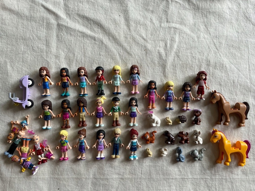 Lego FRIENDS figurki, laleczki BARDZO DUŻO