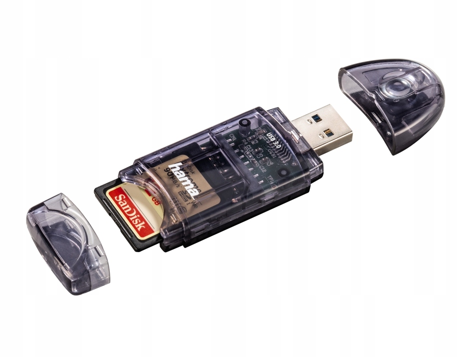 Купить Hama SD/microSD КАРТРИДЕР Адаптер USB 3.0: отзывы, фото, характеристики в интерне-магазине Aredi.ru