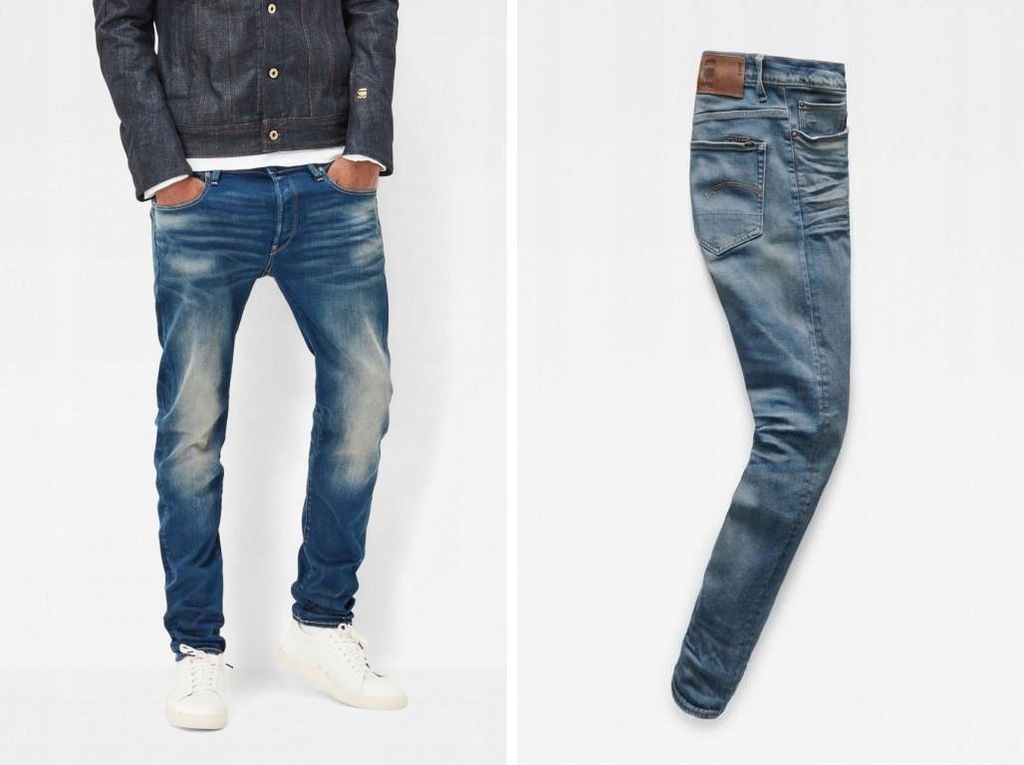 L011G13 SPODNIE JEANSOWE 3301 G-STAR RAW W34/L32