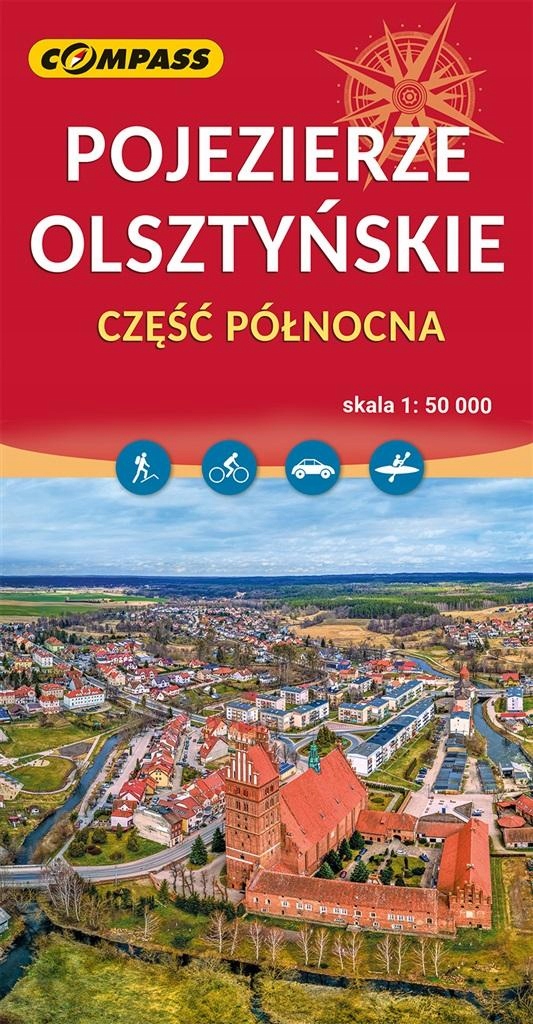 Mapa - Pojezierze Olsztyńskie 1:50 000