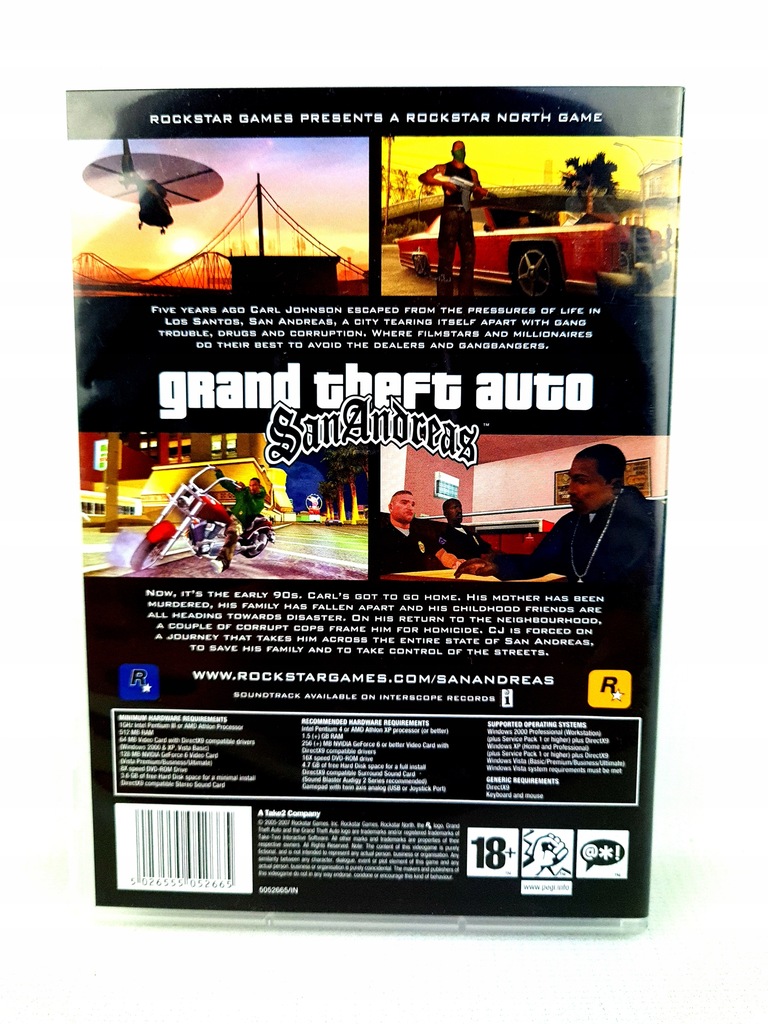Купить GTA SAN ANDREAS GRAND THEFT AUTO SA ПК: отзывы, фото и ...
