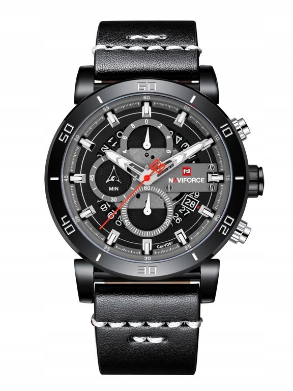 Zegarek NAVIFORCE - NF9131 (zn086b) black/g. + BOX