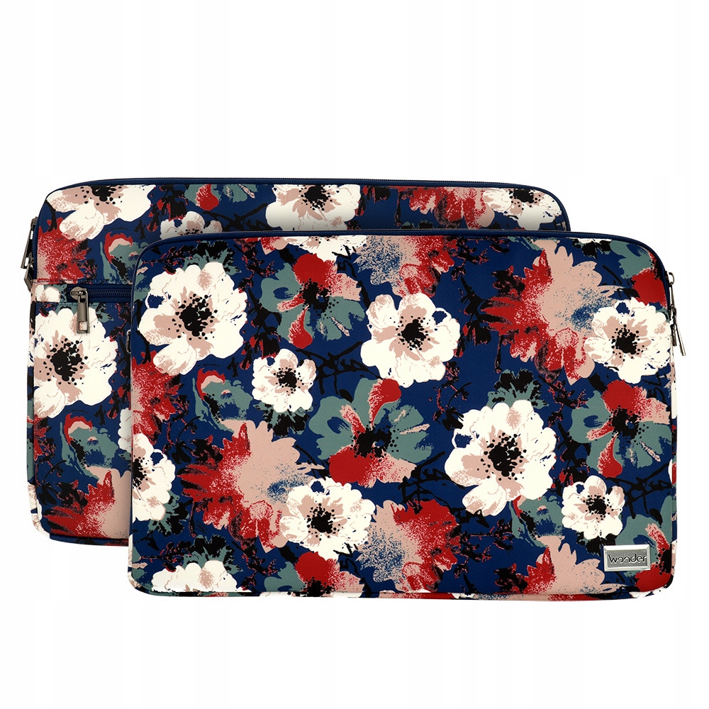Wonder Sleeve Laptop 17 cali niebieskie kamelie"