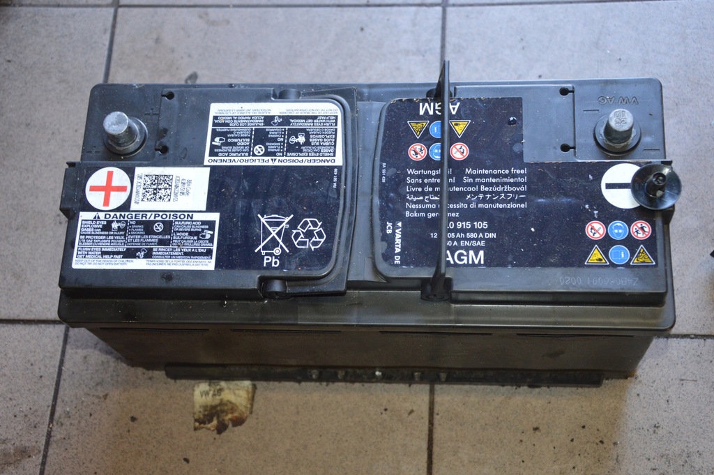 Audi A4 B8 Akumulator 12v 105ah 4l0915105 8583313983 Oficjalne Archiwum Allegro