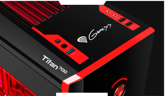 Купить КОРПУС ДЛЯ ИГРОВОГО ПК GENESIS TITAN 700 ATX LED: отзывы, фото, характеристики в интерне-магазине Aredi.ru