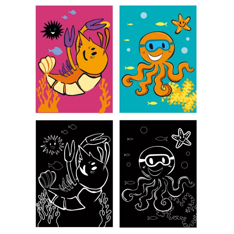 AVENIR ZDRAPKA SCRATCH ART OCEAN 7012411746 oficjalne archiwum Allegro