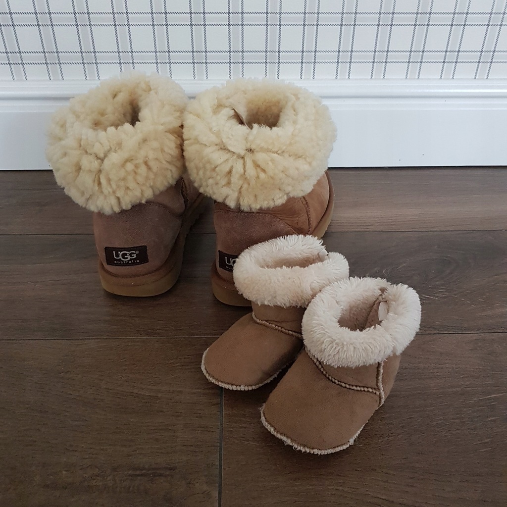 BOTKI H&M brązowe niemowlę 3 6m 16 17