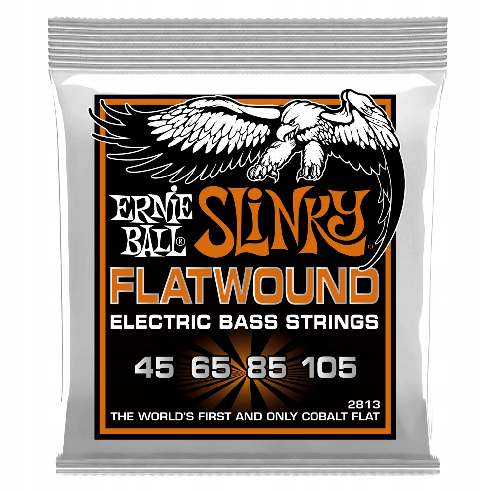 Struny Ernie Ball Hybrid Slinky Cobalt Flatwound Bass 45-105 (2813)