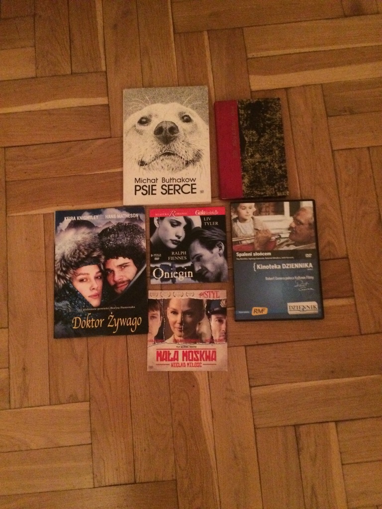 LITERATURA ROSYJSKA 4 FILMY DVD 2 KSIĄŻKI BUŁHAKOW